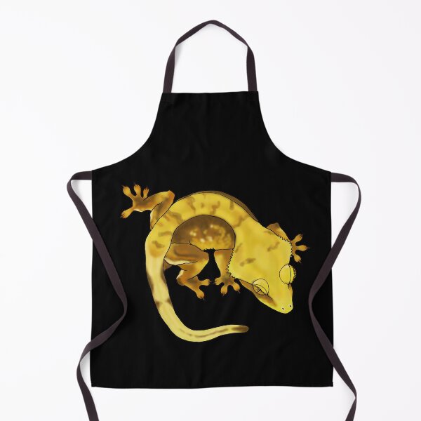 Item preview, Yellow Super Tiger Crested Gecko designed and sold by TinkerandBone.