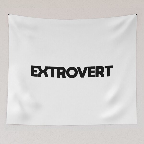 Item preview, Extrovert - Black designed and sold by GhostLonging.