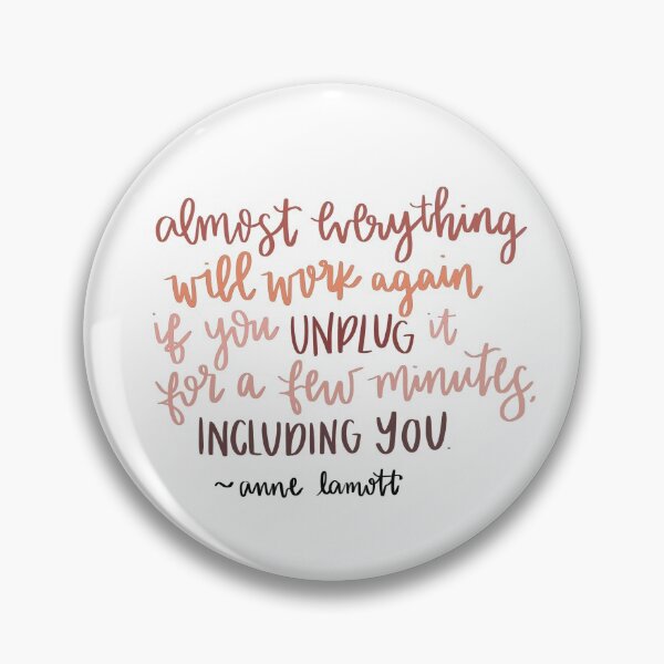 Item preview, take care of yourself - anne lamott quote designed and sold by sarahlynndesign.