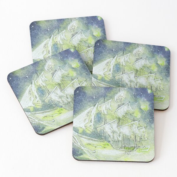 Item preview, Ghost Ship Calm Sea designed and sold by demonhoundesign.