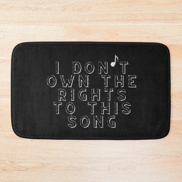 Item preview, DMCA Take Down Copyright Strike I don't Own the Rights to This song Trademark  designed and sold by hempress.