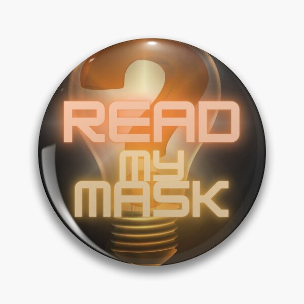 Item preview, Read My Mask designed and sold by deafgirlsart.