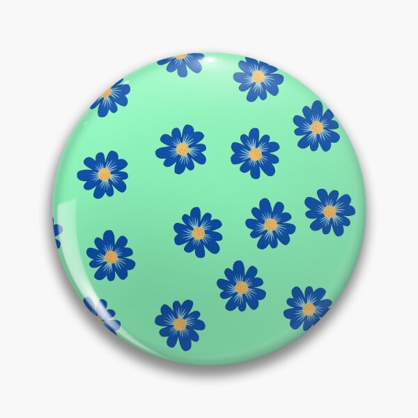 Item preview, Blue Flower Minimalistic Pattern designed and sold by ClearThoughts.