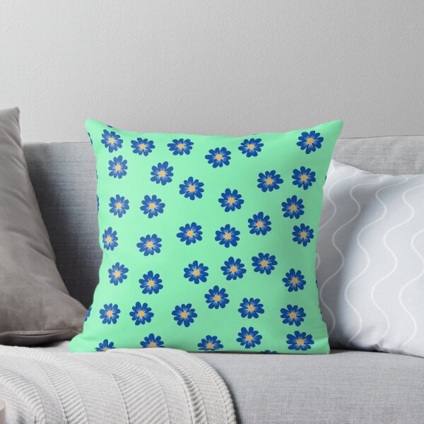 Artikelvorschau, Minimalistisches Muster der blauen Blume entworfen und verkauft von ClearThoughts.
