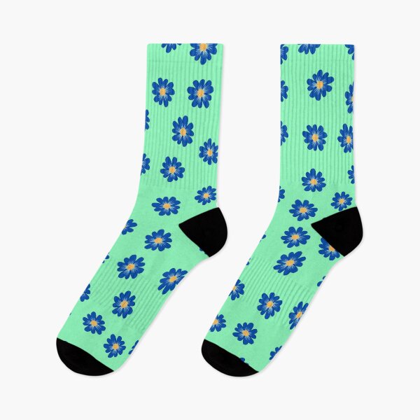 Item preview, Blue Flower Minimalistic Pattern designed and sold by ClearThoughts.