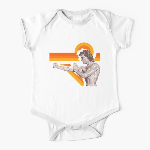 Patrick Swayze Shirtless Hot Bod FanArt Tribute Short Sleeve Baby One-Piece