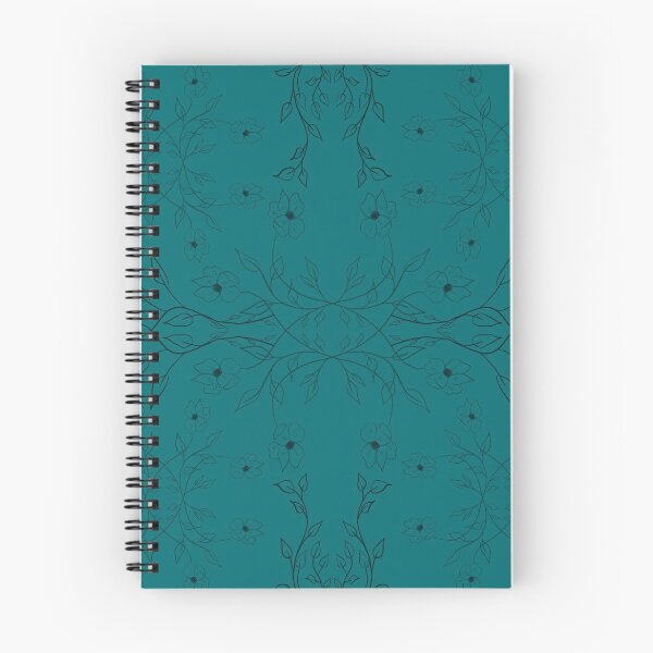 Item preview, Floral aqua - simple designed and sold by lolla-doesstuff.