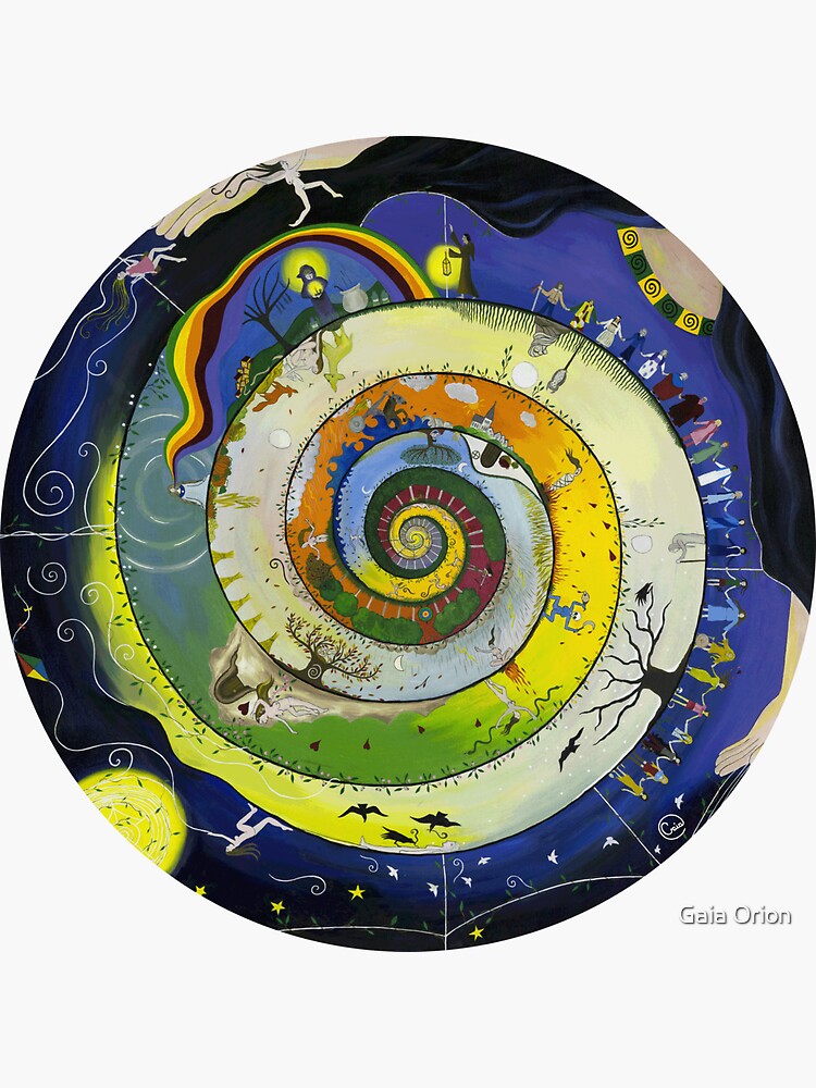 Her Journey Prints - Mandala and Spiral Art by Gaia Orion