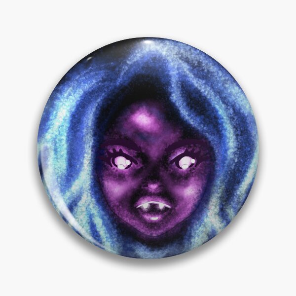 Item preview, Galactic Vampire C01A - Scary Girl Cartoon Portrait designed and sold by Taladesignlab.