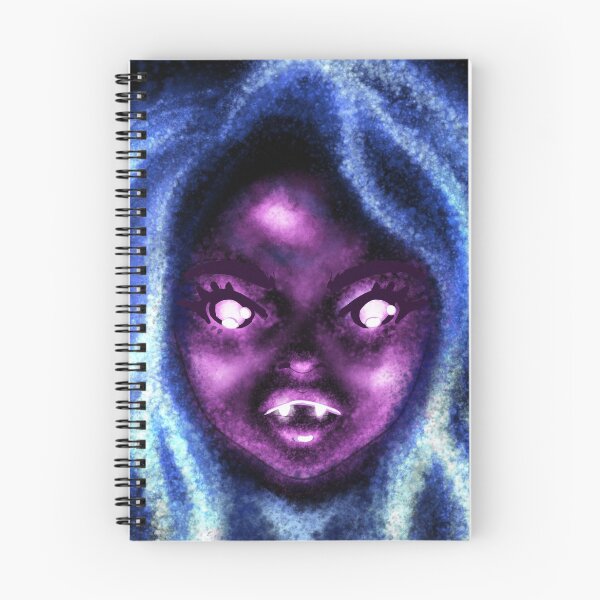 Item preview, Galactic Vampire C01A - Scary Girl Cartoon Portrait designed and sold by Taladesignlab.