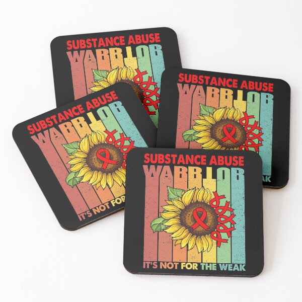 Item preview, Substance Abuse Warrior It's Not For The Weak designed and sold by RunningShop.