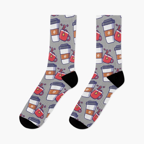 Item preview, Coffee and tea pattern cute designed and sold by Cutefy.