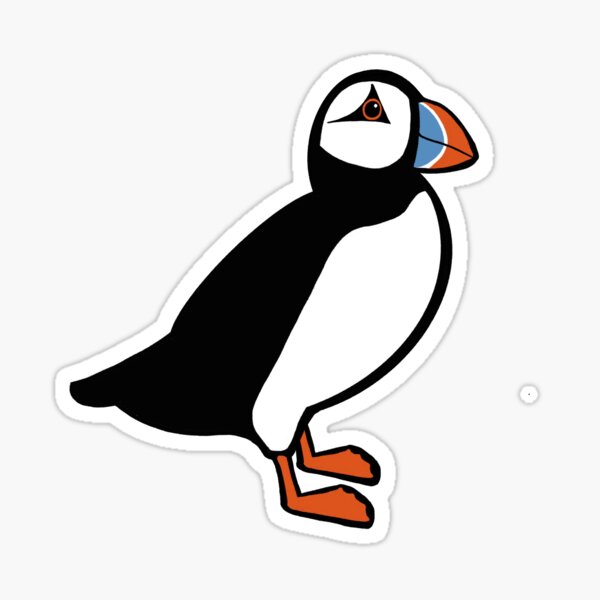 Plain Puffin Sticker