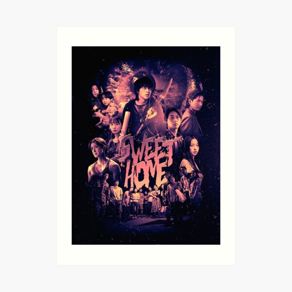 SWEET HOME NETFLIX SERIE COREANA Lámina artística