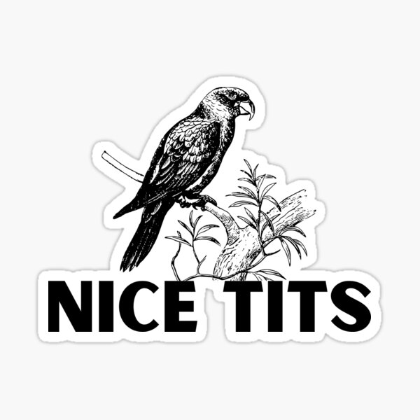 Nice pair of tits Stickers, Unique Designs