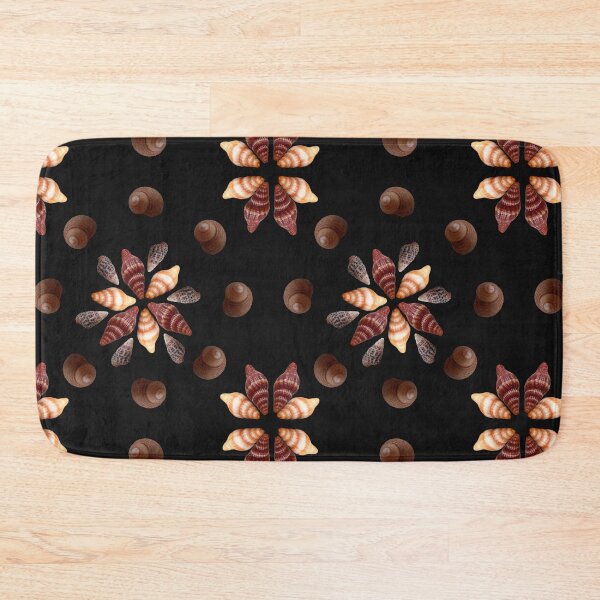 Item preview, Seashell flower on black designed and sold by LittleAngy.