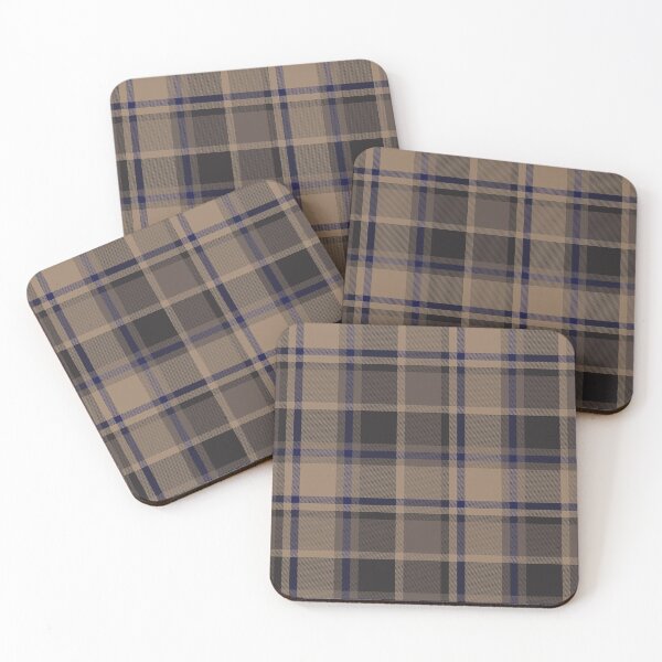Aperçu de l'œuvre Brown Taupe Plaid Tartan Textured Pattern créée et vendue par Siu-Hong Mok.