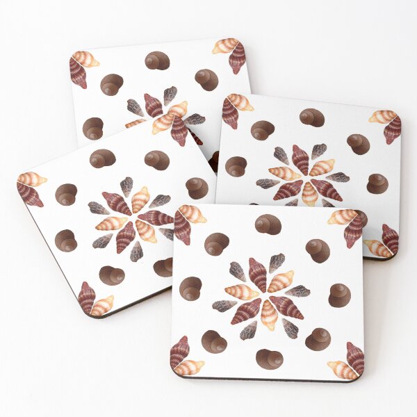 Item preview, Seashell flower on white designed and sold by LittleAngy.