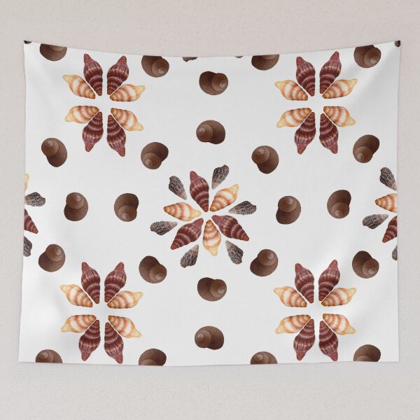Item preview, Seashell flower on white designed and sold by LittleAngy.