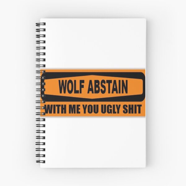 Item preview, Wolf abstain with me designed and sold by Iciloo.