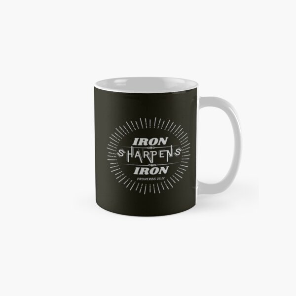 Coffee Mug | Iron Sharpens Iron | Christian Bible Verse Mug | Friend  Sharpens Friend | Best Friend Gift | Hostess Gift | Birthday Gift