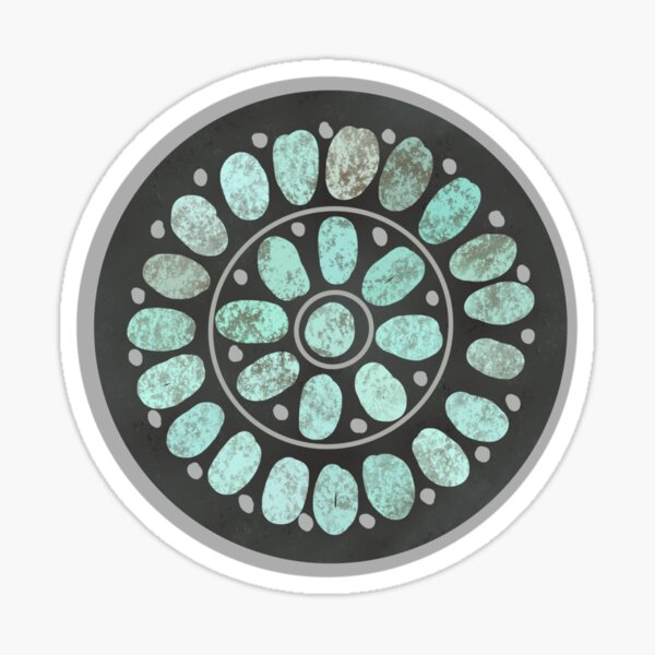 Item preview, Turquoise Circle designed and sold by KyannDesigns.