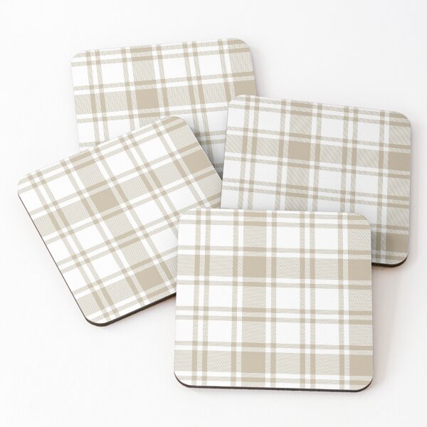 Artikelvorschau, Brown Taupe Plaid Tartan Textured Pattern entworfen und verkauft von Siu-Hong Mok.