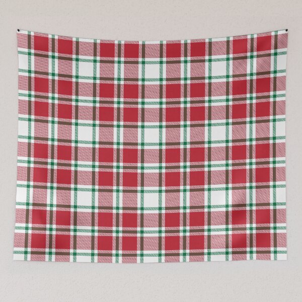 Artikelvorschau, Christmas Plaid Tartan Textured Pattern entworfen und verkauft von Siu-Hong Mok.