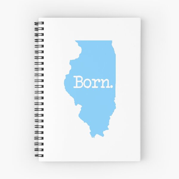 Item preview, Illinois Born IL Blue designed and sold by Mind of State.