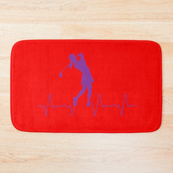 Item preview, Golfers Heartbeat Purple designed and sold by KJKlassiks.
