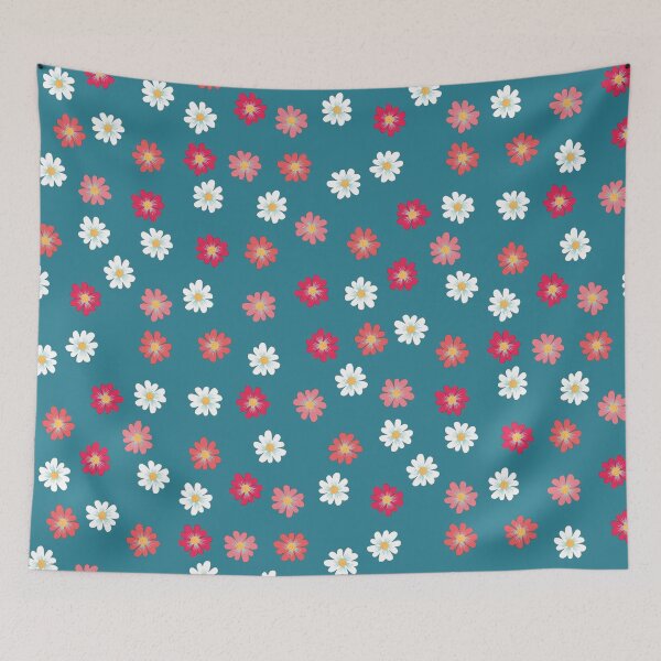 Item preview, Color Flower Minimalistic Pattern designed and sold by ClearThoughts.