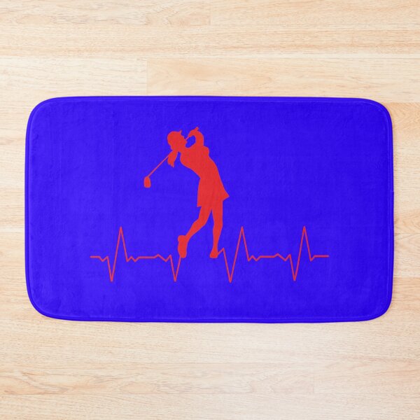 Item preview, Golfers Heartbeat Red designed and sold by KJKlassiks.