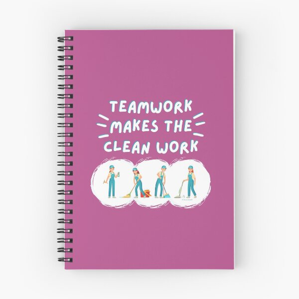 Item preview, Teamwork Makes the Clean Work Housekeeping Cleaning Team Fun designed and sold by SavvyCleaner.
