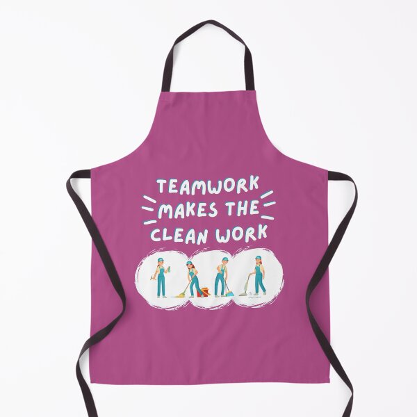 Item preview, Teamwork Makes the Clean Work Housekeeping Cleaning Team Fun designed and sold by SavvyCleaner.