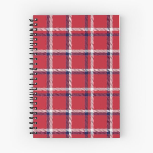 Item preview, Red Navy Plaid Tartan Textured Pattern designed and sold by Siu-Hong Mok.
