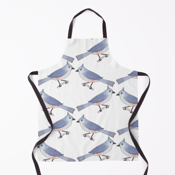 Item preview, Tufted Titmouse watercolor bird species illustration designed and sold by TheWaterBirds.