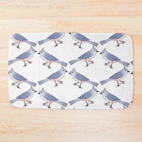 Item preview, Tufted Titmouse watercolor bird species illustration designed and sold by TheWaterBirds.