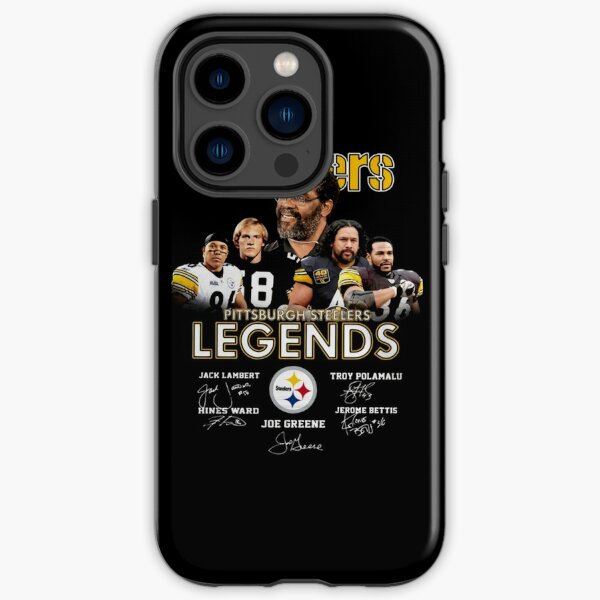 Pïttsbürġh lëġënds Jack lambertroy Polamalu Hines Ward Joe Greene Jerome  bettis Signa Sticker for Sale by NealLevine