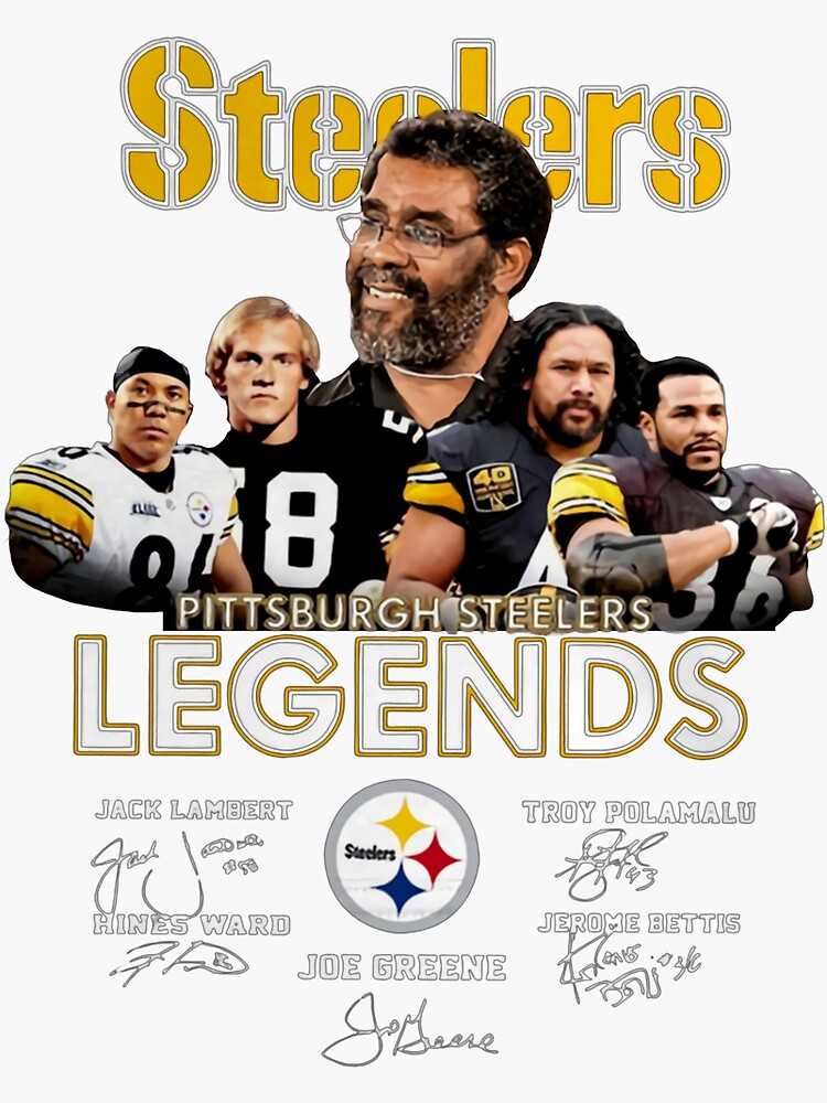 Pittsburgh Steelers Legends Jack Lambert Hines Ward Joe Greene