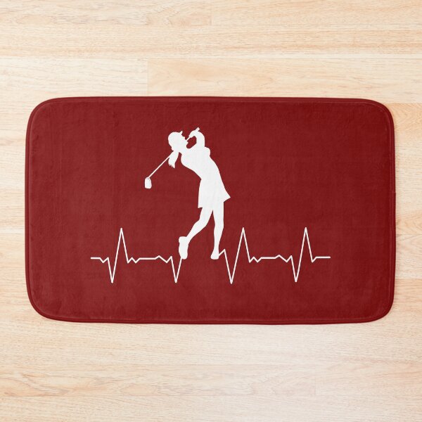 Item preview, Golfers Heartbeat White designed and sold by KJKlassiks.
