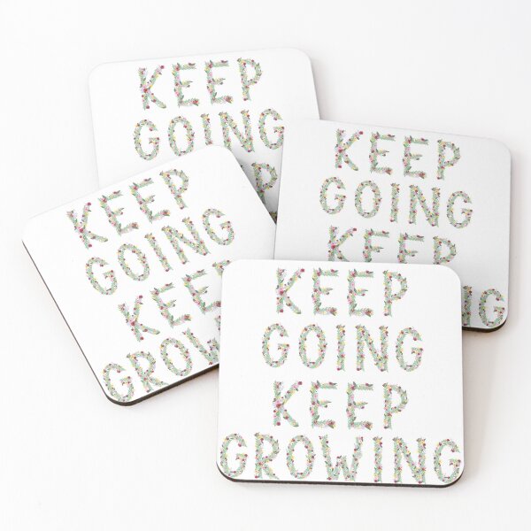 Item preview, Keep Going, Keep Growing—Floral designed and sold by haleynicole11.