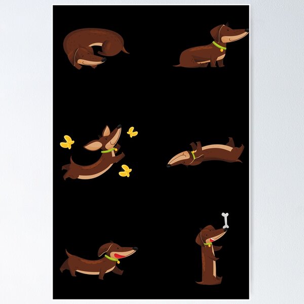 Item preview, Happy Dachshund! designed and sold by miTeless seDign.