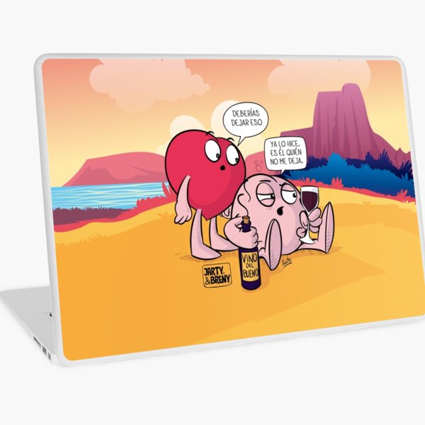 J&B - 2021 FEBRUARY - Wine of Good Laptop Skin