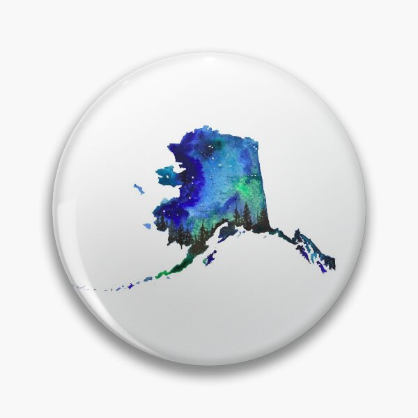 Item preview, Alaska Painting Shape Graphic designed and sold by karinnem.