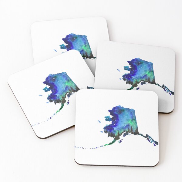 Item preview, Alaska Painting Shape Graphic designed and sold by karinnem.