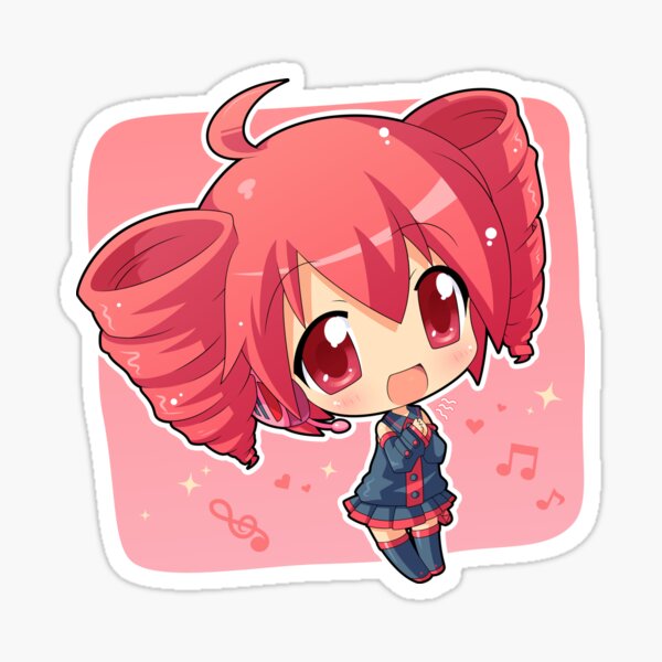 Kasane Teto Chibi Sticker