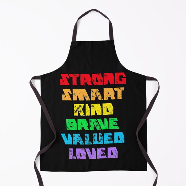 Item preview, Strong Smart Kind Brave Valued Loved designed and sold by DiscGolfTees.