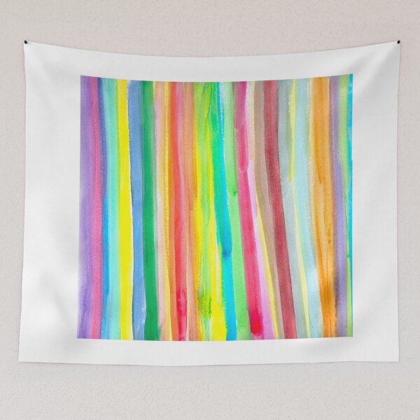Item preview, Rainbow 2 Multicolor Stripes designed and sold by TheresaSapphire.