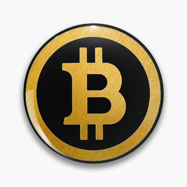 Item preview, Bitcoin (BTC) Brushed Gold Logo designed and sold by issaapparel.
