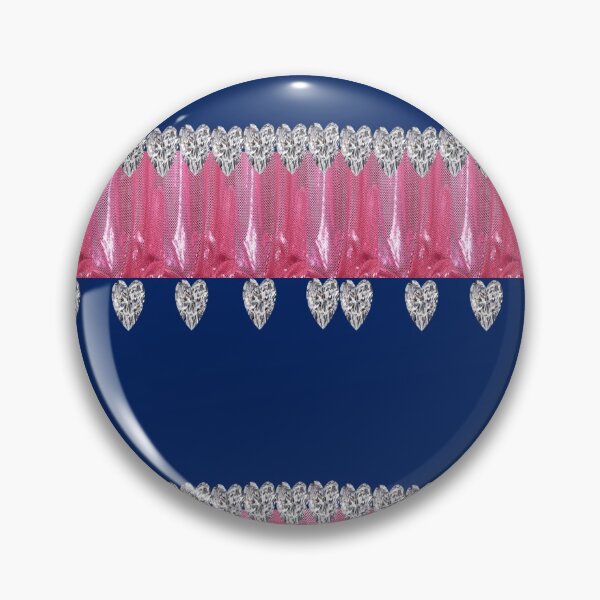 Item preview, Diamantes, rosa metalizado y estampado azul designed and sold by Vicky Rodden.